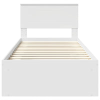 Struttura del letto Bianco 75 x 190 cm Legno multistrato 3407940