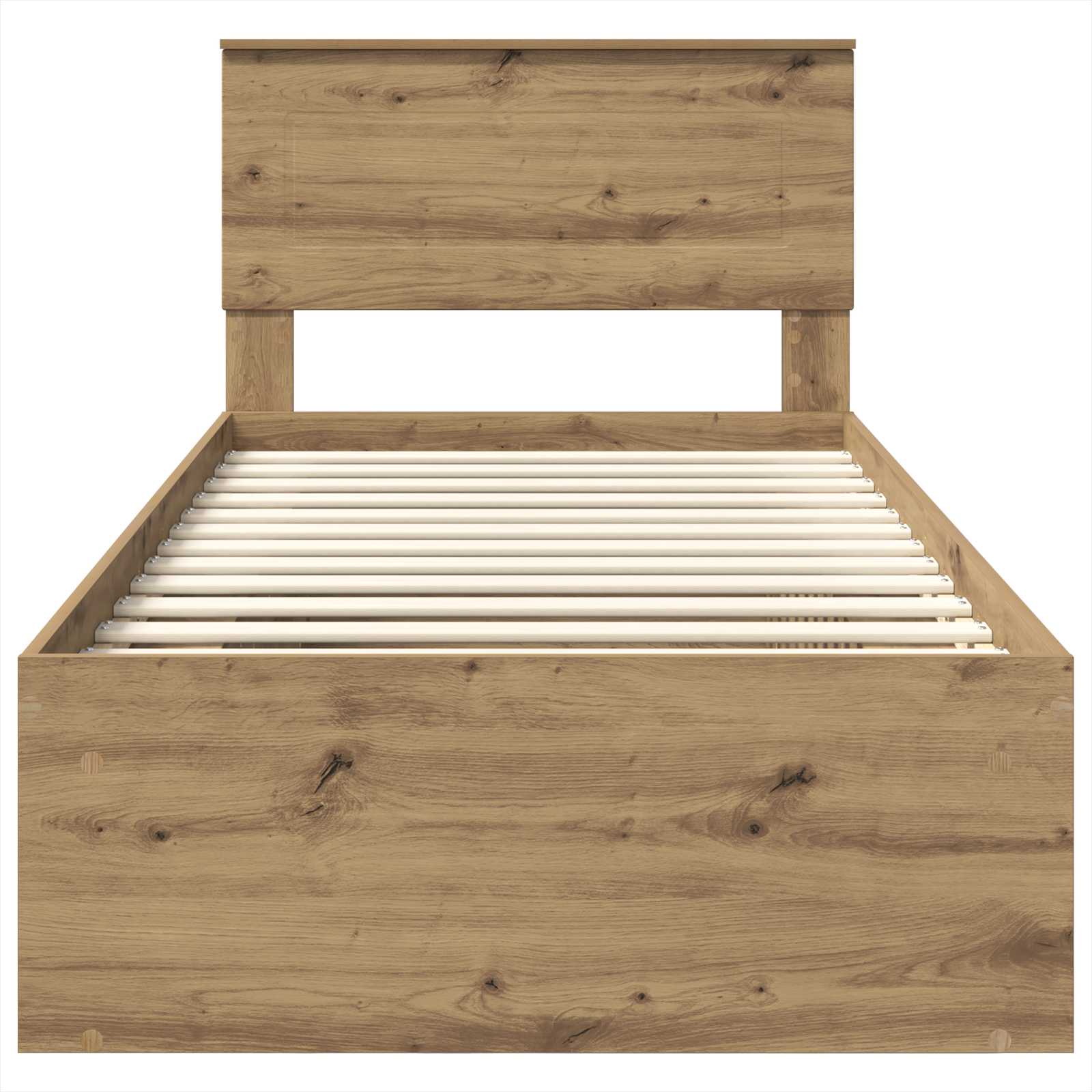 Struttura del letto con testiera Rovere Artigianale 75 x 190 cm 3407948
