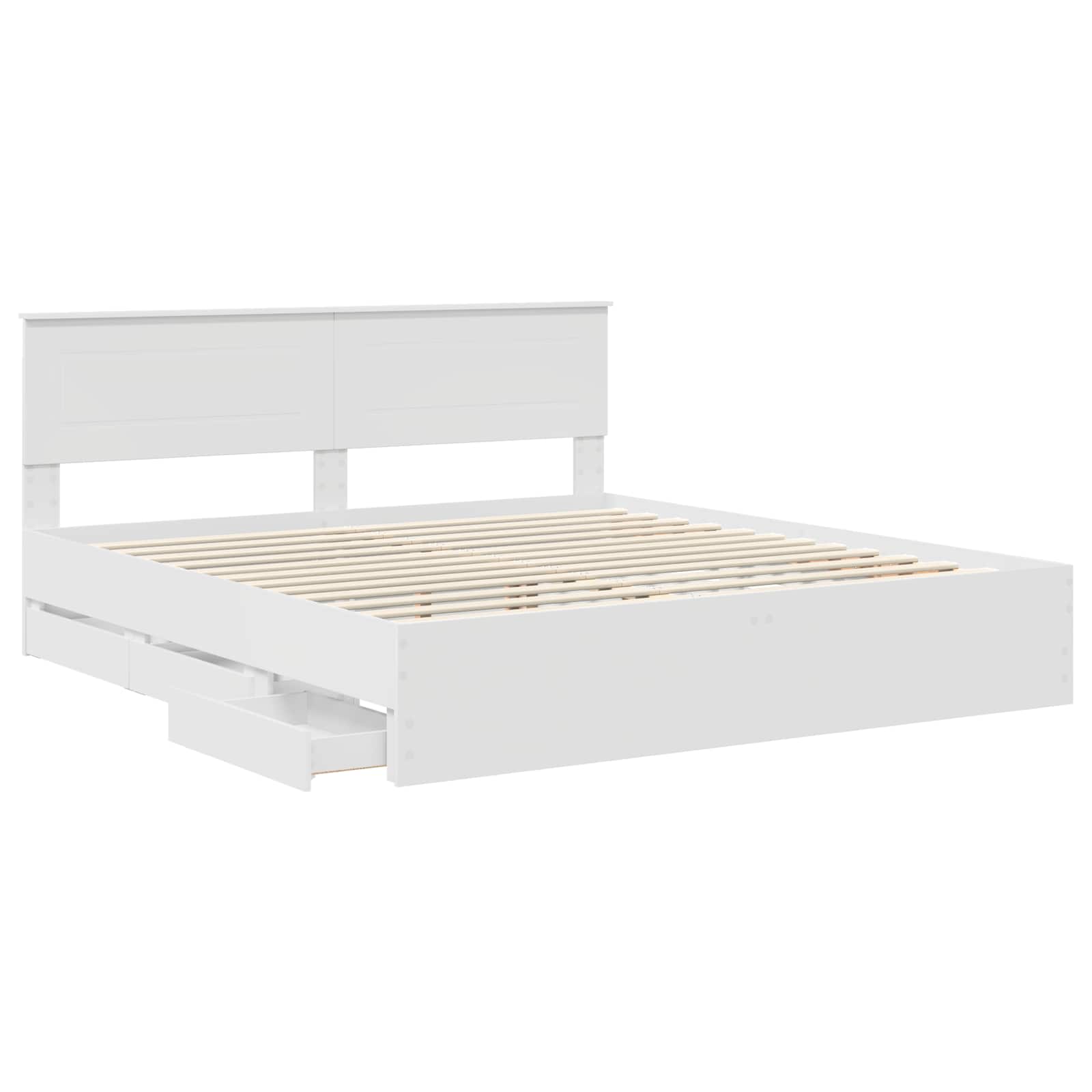 Struttura del letto Bianco 180 x 200 cm Legno Ingegnerizzato 3407956