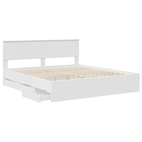 Struttura del letto Bianco 180 x 200 cm Legno Ingegnerizzato 3407956