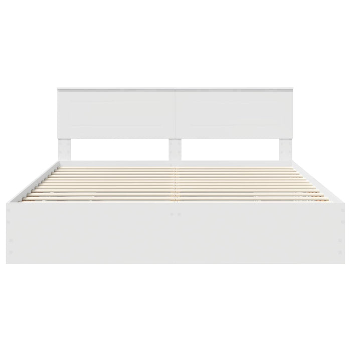 Struttura del letto Bianco 180 x 200 cm Legno Ingegnerizzato 3407956