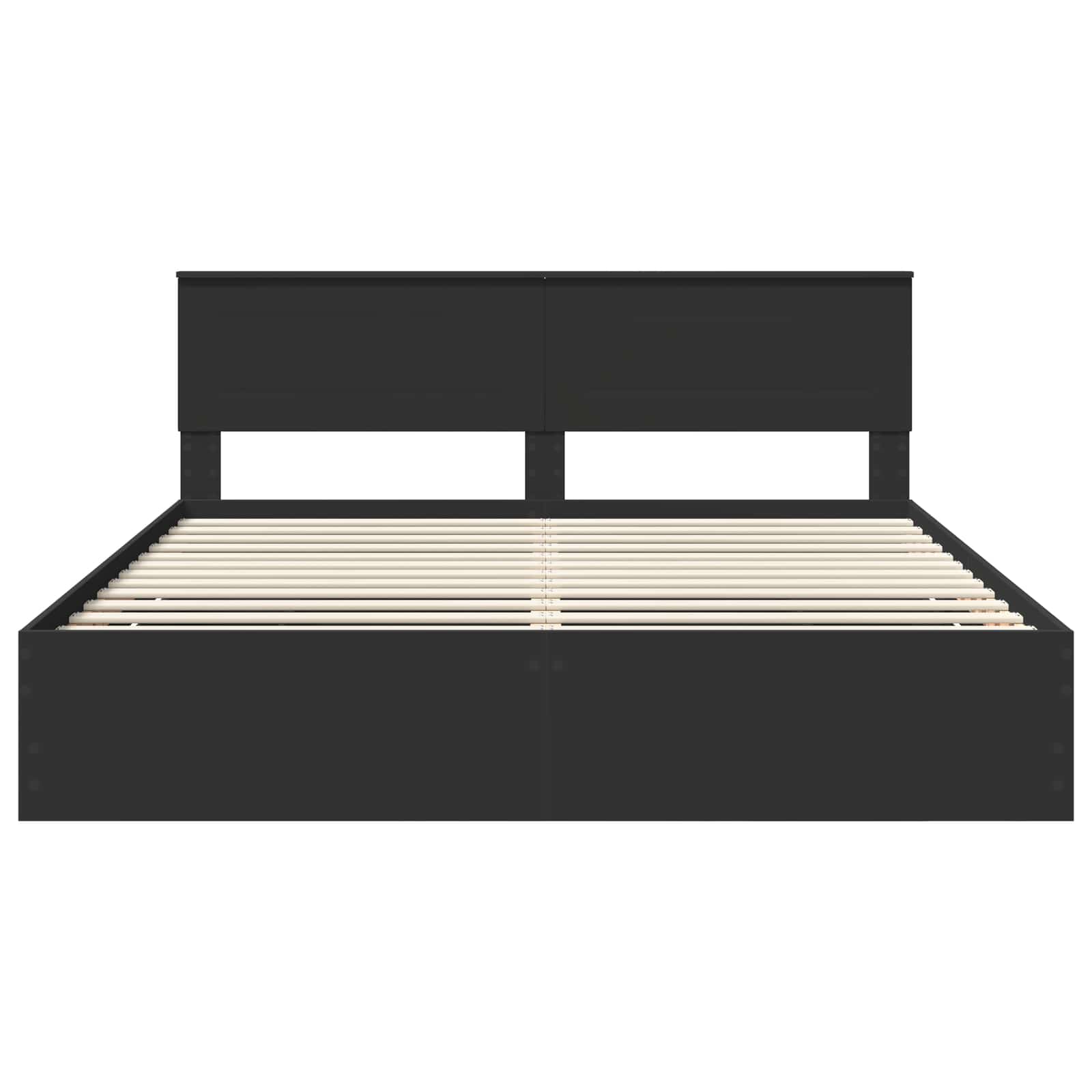 Struttura del letto Nero 180 x 200 cm Legno Ingegnerizzato 3407957