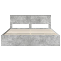 Struttura del letto con cassetto Grigio cemento 180 x 200 cm 3407959