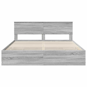 Struttura del letto con cassetto Grigio Sonoma 180 x 200 cm 3407961