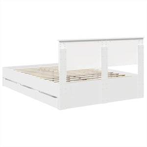Struttura del letto Bianco 160 x 200 cm Legno Ingegnerizzato 3407963