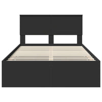 Struttura del letto Nero 120 x 200 cm Legno Ingegnerizzato 3408006
