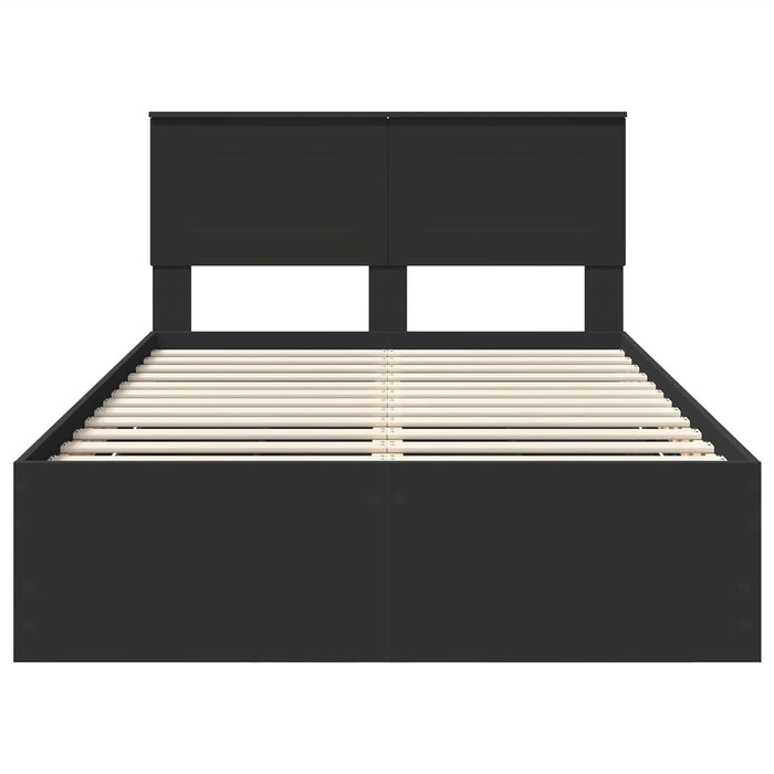 Struttura del letto Nero 120 x 200 cm Legno Ingegnerizzato 3408006