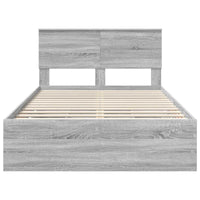 Struttura del letto con cassetto Grigio Sonoma 120 x 200 cm 3408010