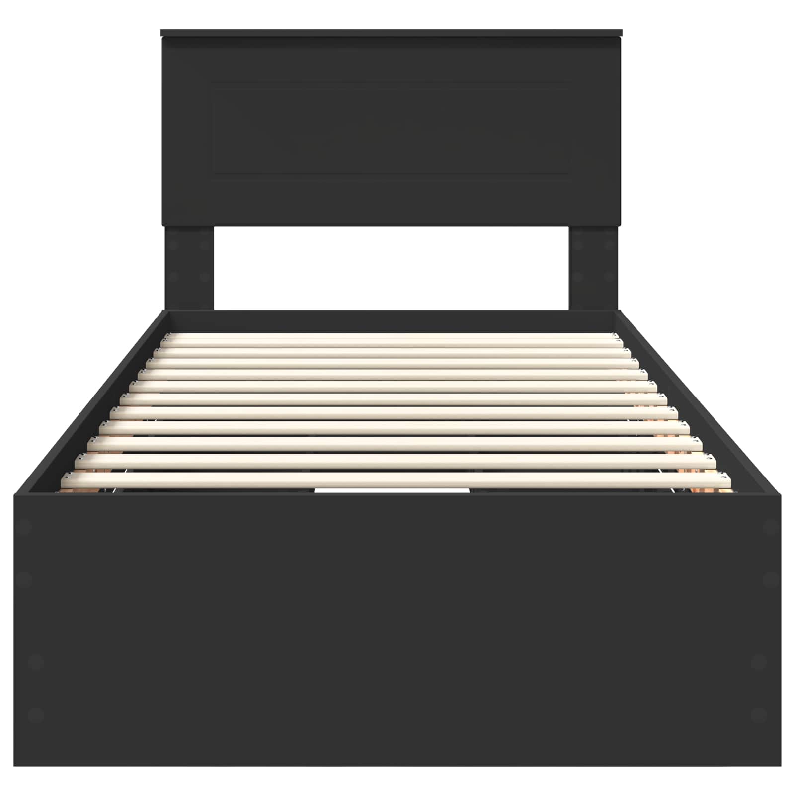 Struttura del letto Nero 90 x 200 cm Legno Ingegnerizzato 3408027