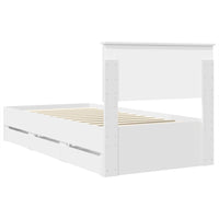 Struttura del letto Bianco 75 x 190 cm Legno Ingegnerizzato 3408033