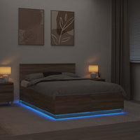 Struttura del letto con testiera Rovere Sonoma 160 x 200 cm 3408056