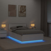 Struttura del letto Bianco 135 x 190 cm Legno multistrato 3408082