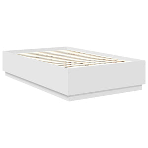 Struttura del letto Bianco 135 x 190 cm Legno multistrato 3408082