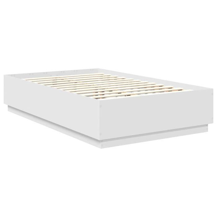 Struttura del letto Bianco 135 x 190 cm Legno multistrato 3408082