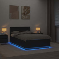 Struttura del letto Nero 120 x 190 cm Legno multistrato 3408090