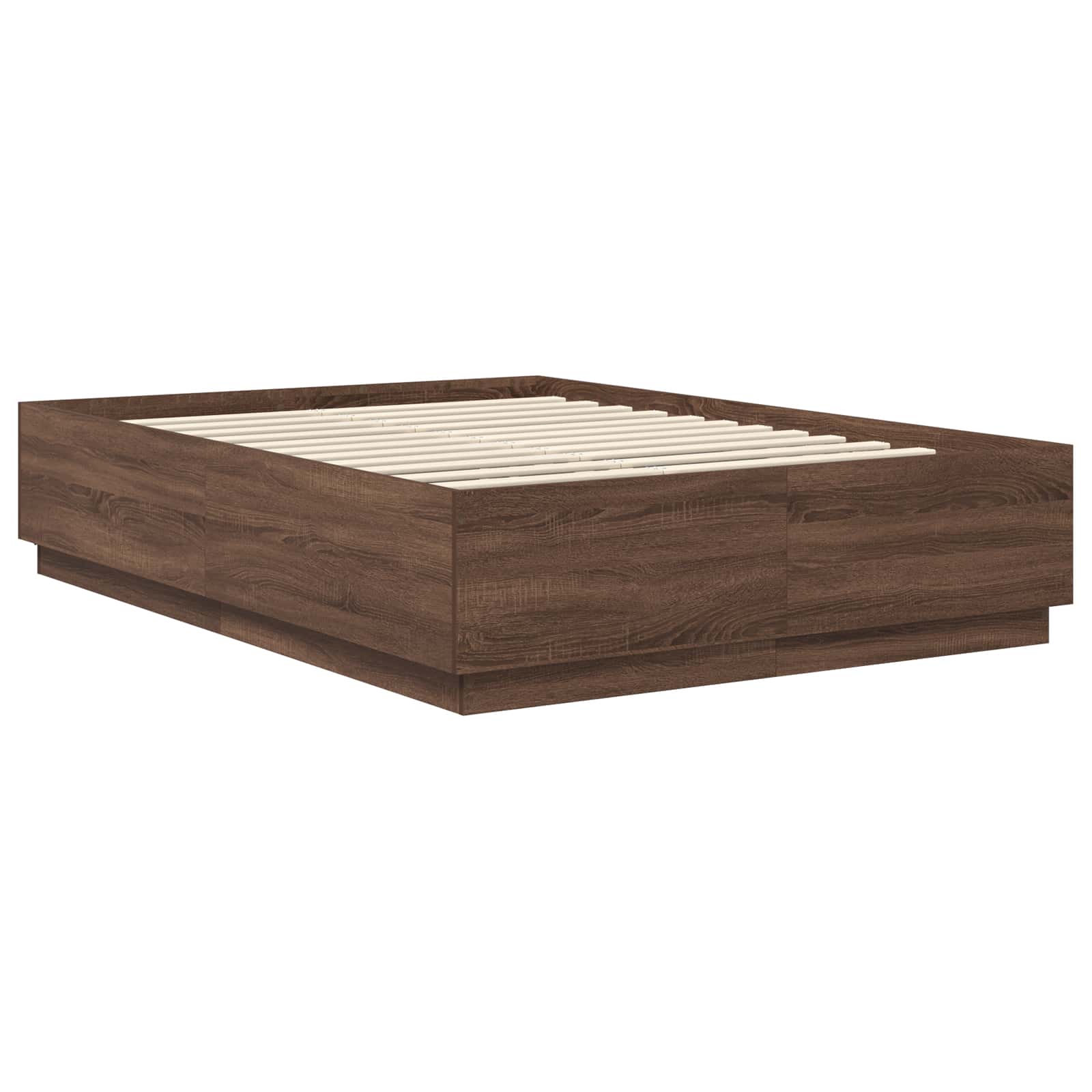 Struttura del letto con testiera Rovere Marrone 150 x 200 cm 3408158