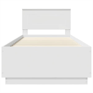 Struttura del letto Bianco 90 x 200 cm Legno multistrato 3408208