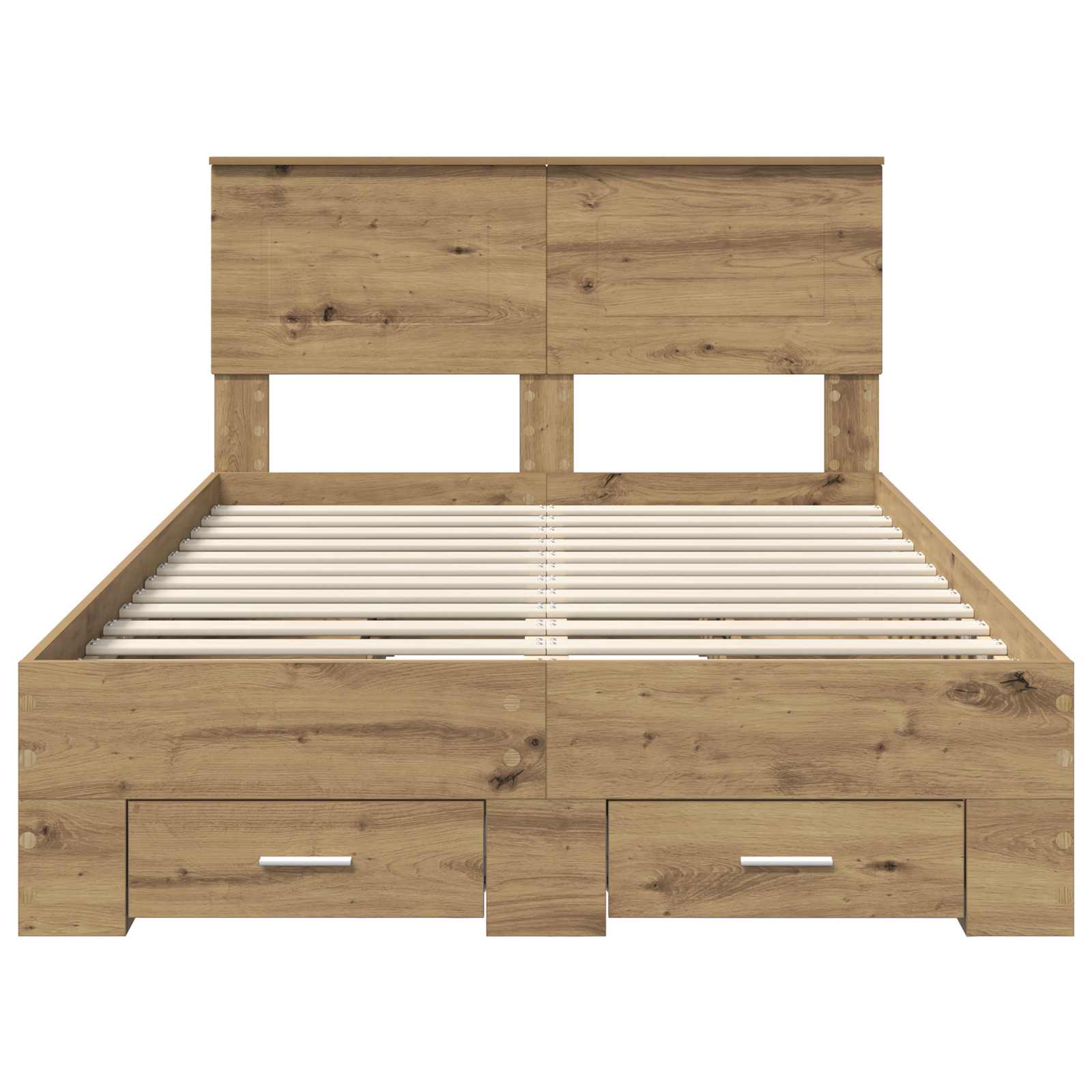 Struttura del letto Rovere artigianale 120 x 190 cm 3408289