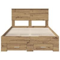 Struttura del letto Rovere artigianale 120 x 190 cm 3408289