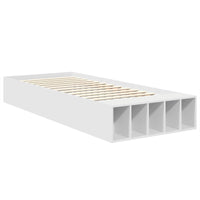 Struttura del letto Bianco 100 x 200 cm Legno multistrato 3408396