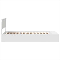 Struttura del letto Bianco 100 x 200 cm Legno multistrato 3408396