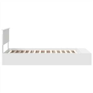 Struttura del letto Bianco 100 x 200 cm Legno multistrato 3408396