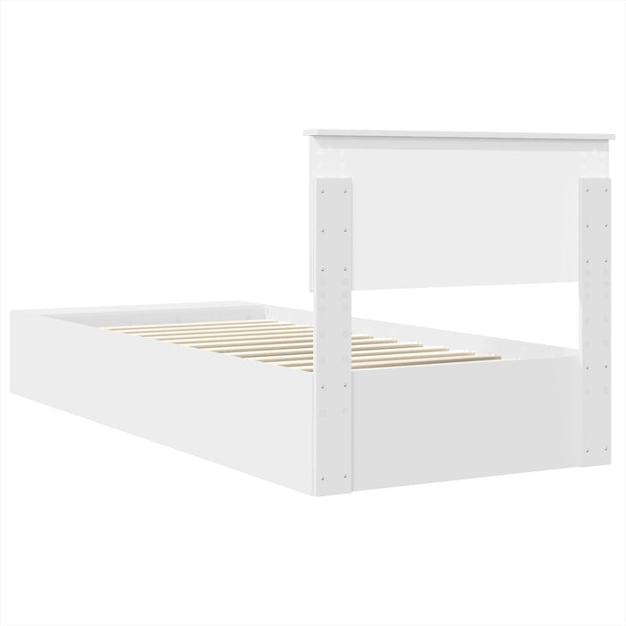 Struttura del letto Bianco 90 x 190 cm Legno multistrato 3408403