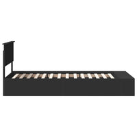 Struttura del letto Nero 90 x 190 cm Legno multistrato 3408404