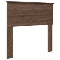 Letto con Contenitore con testiera Rovere Marrone 90 x 190 cm