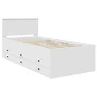 Daybed Bianco e Nero 100 x 200 cm Legno multistrato 3408515