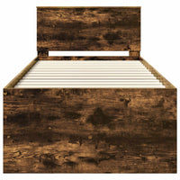 Daybed Rovere Affumicato e Nero 100 x 200 cm Legno multistrato 3408519