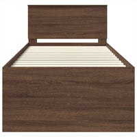 Daybed Rovere Affumicato e Nero 75 x 190 cm Legno multistrato 3408542