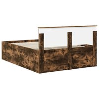 Struttura del letto Rovere fumé 150 x 200 cm Legno multistrato 3408568