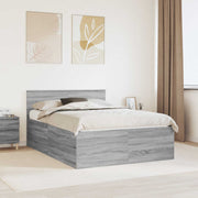 Struttura del letto con testiera Grigio Sonoma 150 x 200 cm 3408569