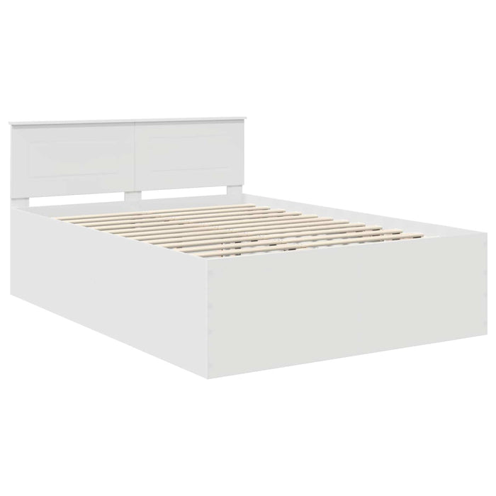 Struttura del letto Bianco 140 x 200 cm Legno multistrato 3408578