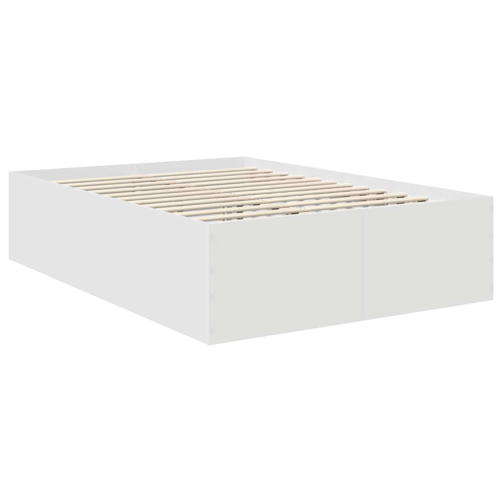 Struttura del letto Bianco 140 x 200 cm Legno multistrato 3408578