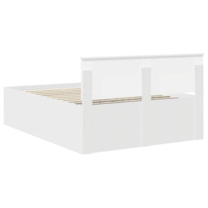 Struttura del letto Bianco 140 x 200 cm Legno multistrato 3408578