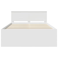 Struttura del letto Bianco 140 x 200 cm Legno multistrato 3408578