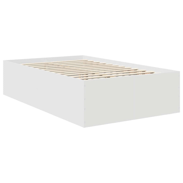 Struttura del letto Bianco 120 x 190 cm Legno multistrato 3408592