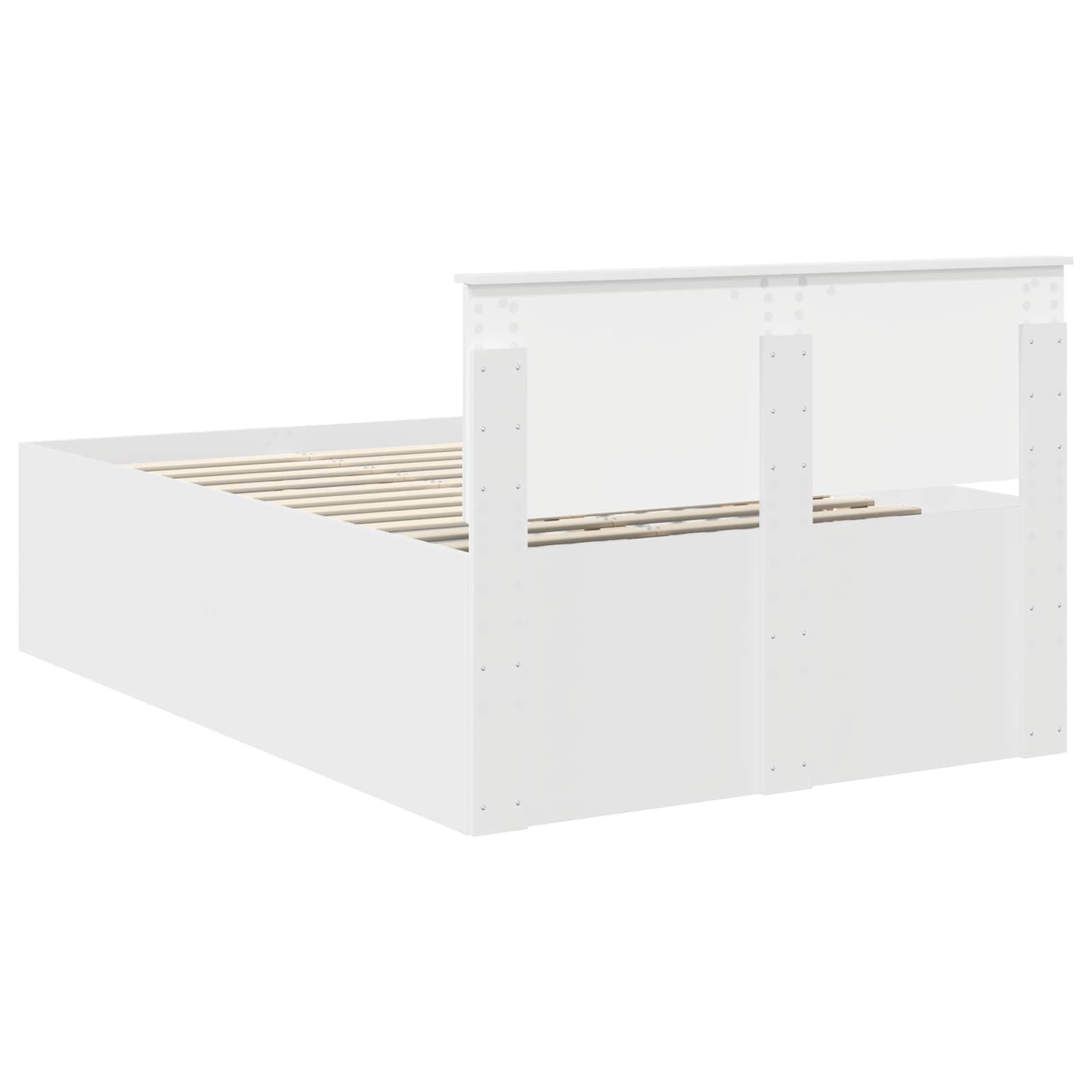 Struttura del letto Bianco 120 x 190 cm Legno multistrato 3408592