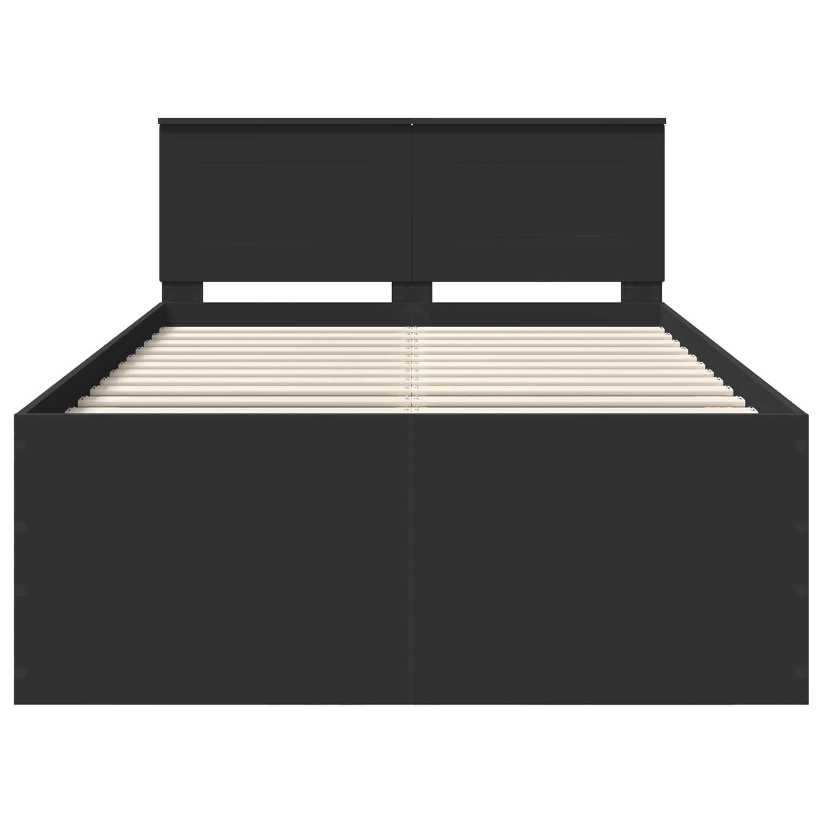 Struttura del letto Nero 120 x 190 cm Legno multistrato 3408593