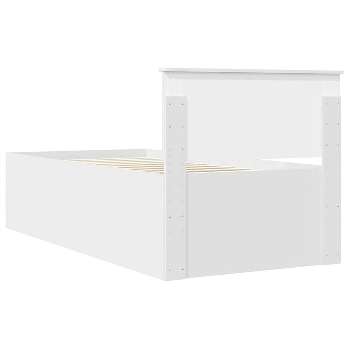 Struttura del letto Bianco 90 x 190 cm Legno multistrato 3408613