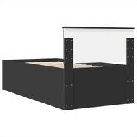 Struttura del letto Nero 90 x 190 cm Legno multistrato 3408614