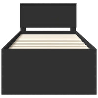 Struttura del letto Nero 90 x 190 cm Legno multistrato 3408614