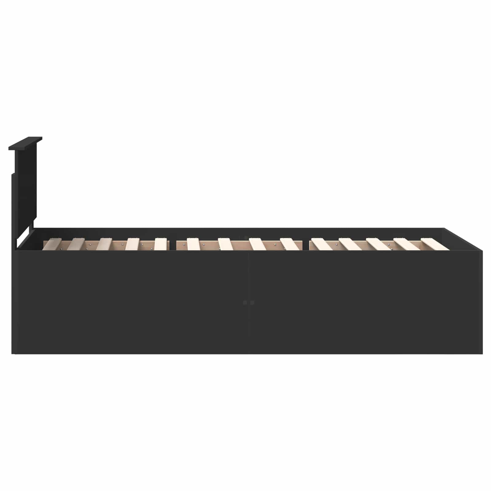 Struttura del letto Nero 90 x 190 cm Legno multistrato 3408614