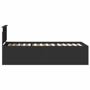 Struttura del letto Nero 90 x 190 cm Legno multistrato 3408614
