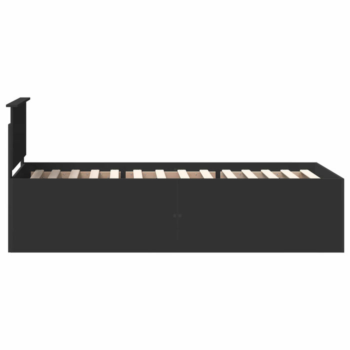 Struttura del letto Nero 90 x 190 cm Legno multistrato 3408614