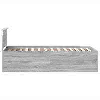Struttura del letto Grigio Sonoma 90 x 190 cm Legno multistrato 3408618
