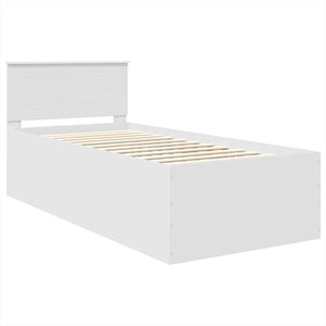 Struttura del letto Bianco 90 x 200 cm Legno multistrato 3408620