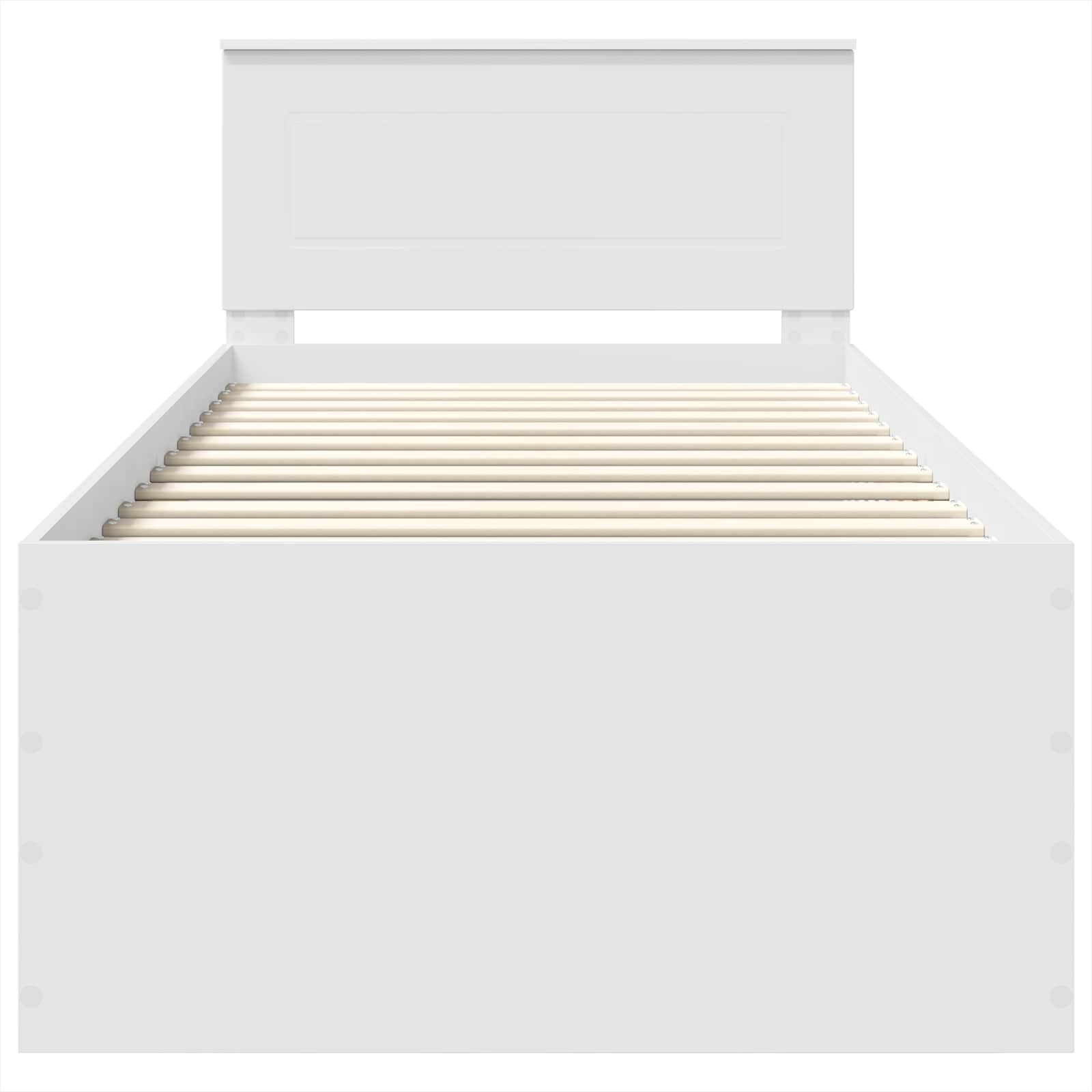 Struttura del letto Bianco 90 x 200 cm Legno multistrato 3408620